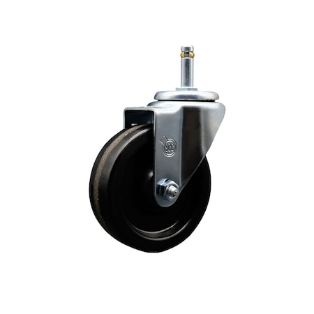 Service Caster 4'' Phenolic Wheel Swivel 7/16'' Grip Ring Stem Caster SCC-GR20S414-PHS-716138